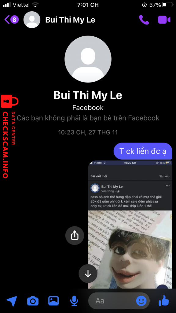 Αποδεικτικά στοιχεία κατά BUI THI LE
