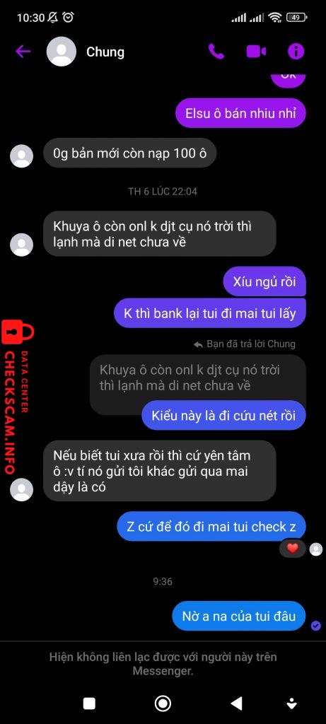 Αποδεικτικά στοιχεία κατά NGUYỄN THÀNH CHUNG