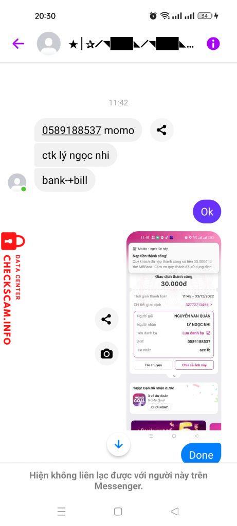 Αποδεικτικά στοιχεία κατά Lý ngọc nhi