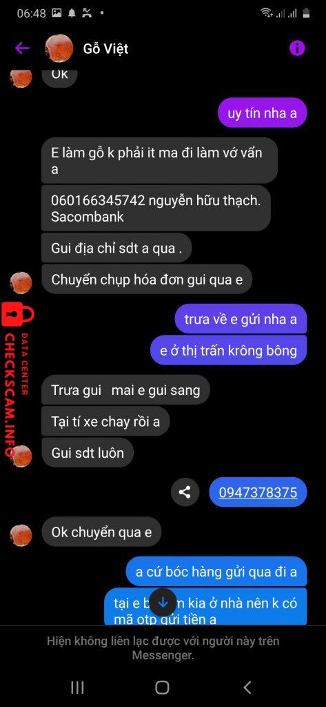 Αποδεικτικά στοιχεία κατά tran huu thach