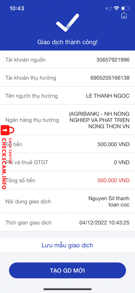 Αποδεικτικά στοιχεία κατά Le Thanh Ngoc