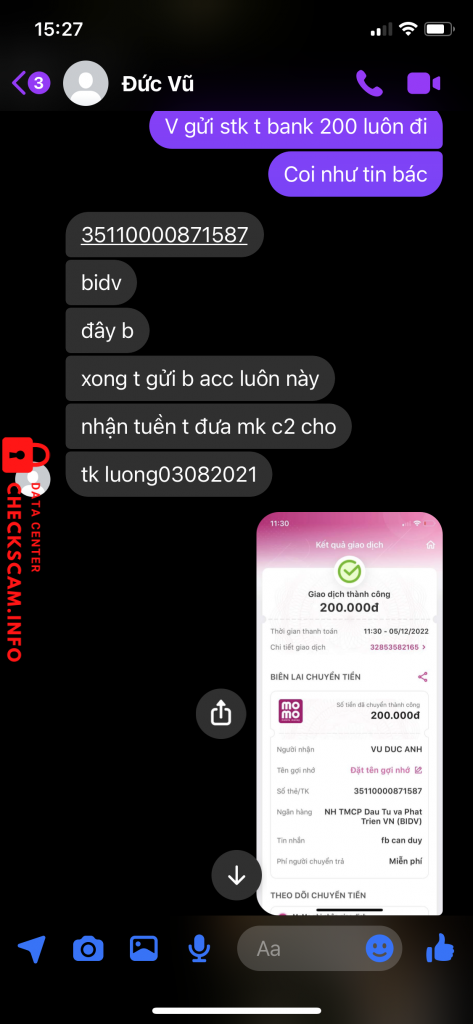 Αποδεικτικά στοιχεία κατά VU DUC ANH