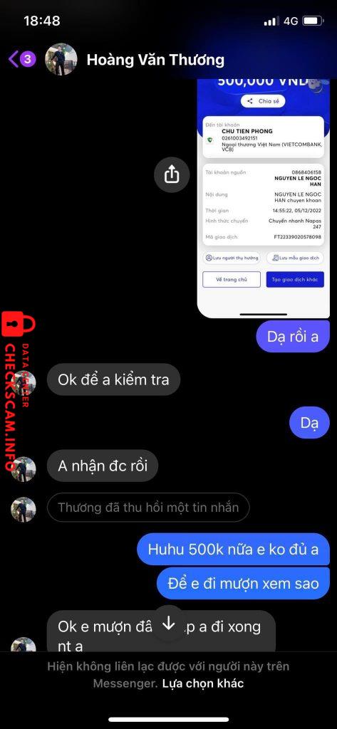 Bằng chứng chống lại Chu Tien Phong