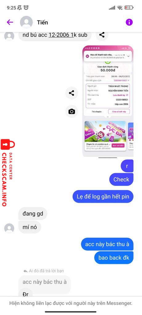 Bewijs tegen Nguyễn Minh Tiến