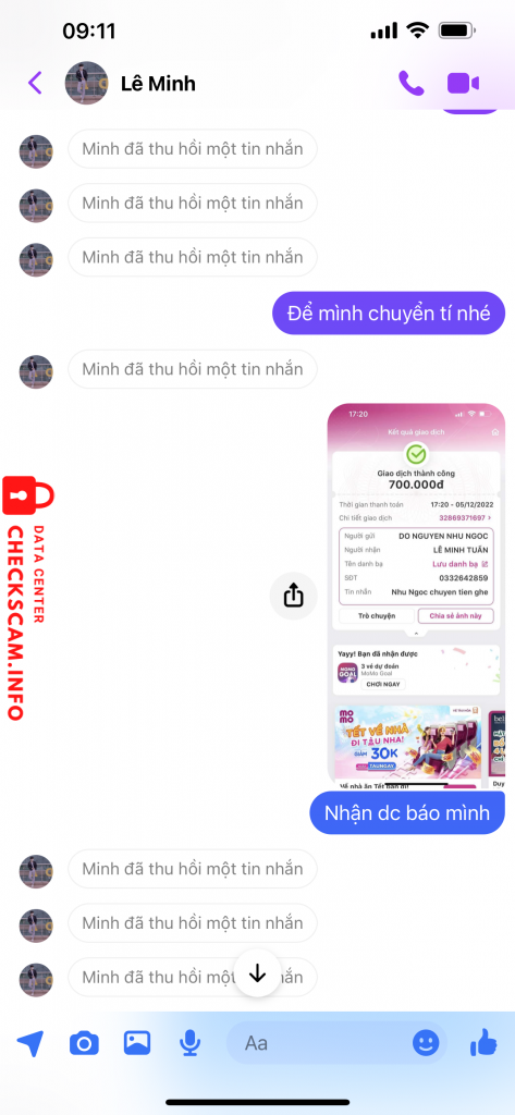 Bewijs tegen Lê Minh Tuấn