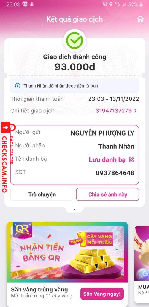 Bewijs tegen Minh Anhh