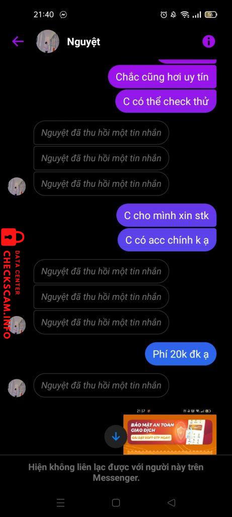 Evidence against LE NGUYEN TIEN VINH
