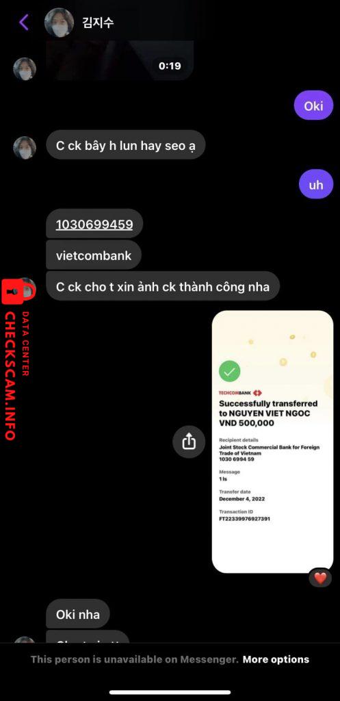Evidence against Nguyen Viet Ngoc