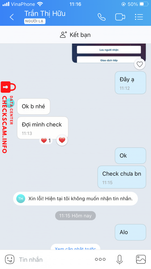 Evidence against Trần Thị Hữu