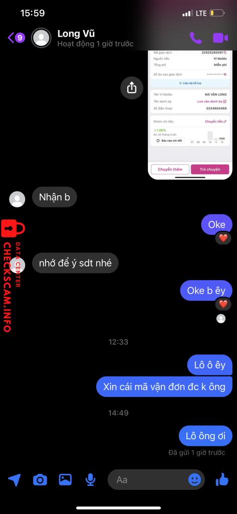 Evidence against Má Văn Long