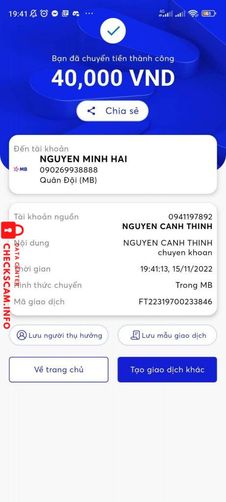 Evidence against Nguyen minh hải