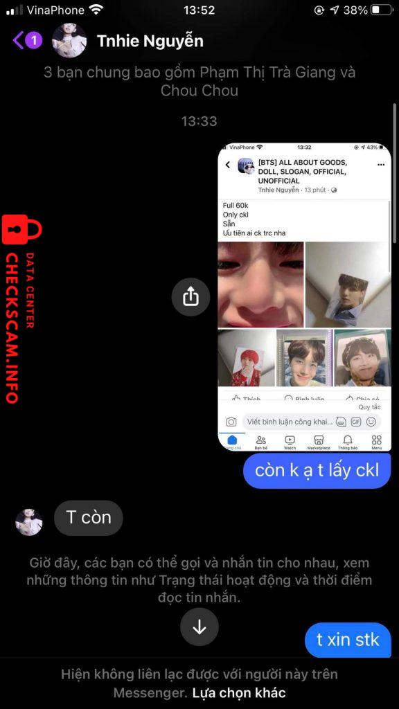 Evidence against Lông Nách Thúi 
