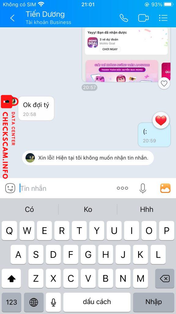 Evidence against Nguyễn Tiến Dương