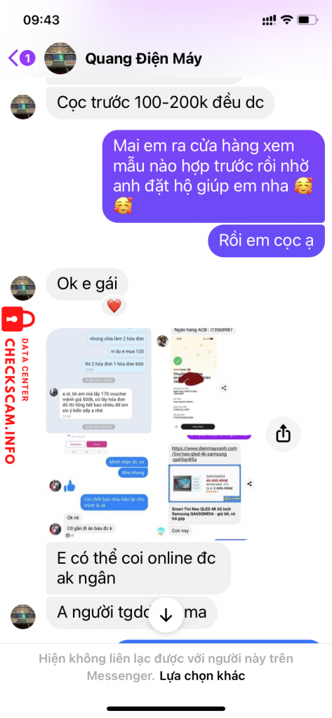 Evidence against PHAM CONG QUYNH