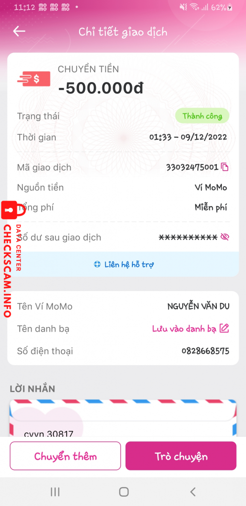 Evidence against Vũ Mạnh Đoàn