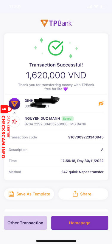 Bewijs tegen NGUYEN DUC MANH