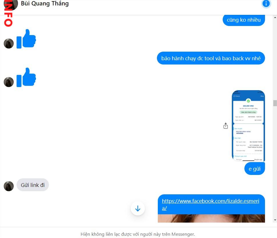 Bewijs tegen Bùi Quang Thắng