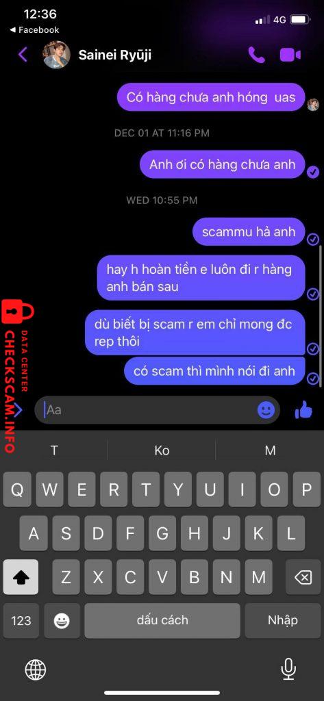 Αποδεικτικά στοιχεία κατά TRAN TRUNG HIEU 
