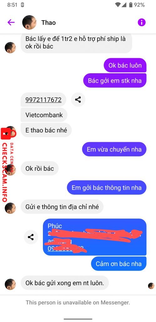 Αποδεικτικά στοιχεία κατά Nguyễn Văn Thao