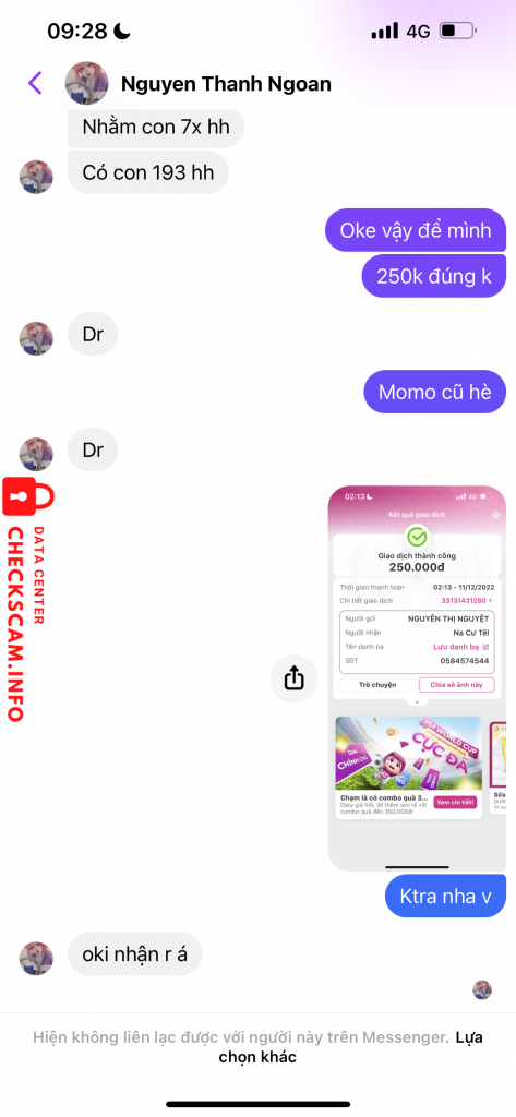 Evidence against Na Cư Tel 