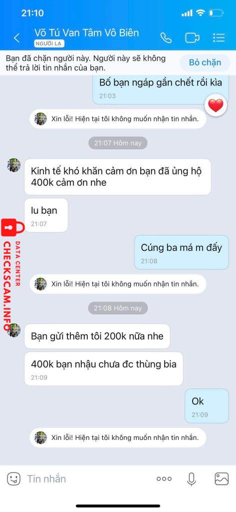 Αποδεικτικά στοιχεία κατά Vo Thanh Tu