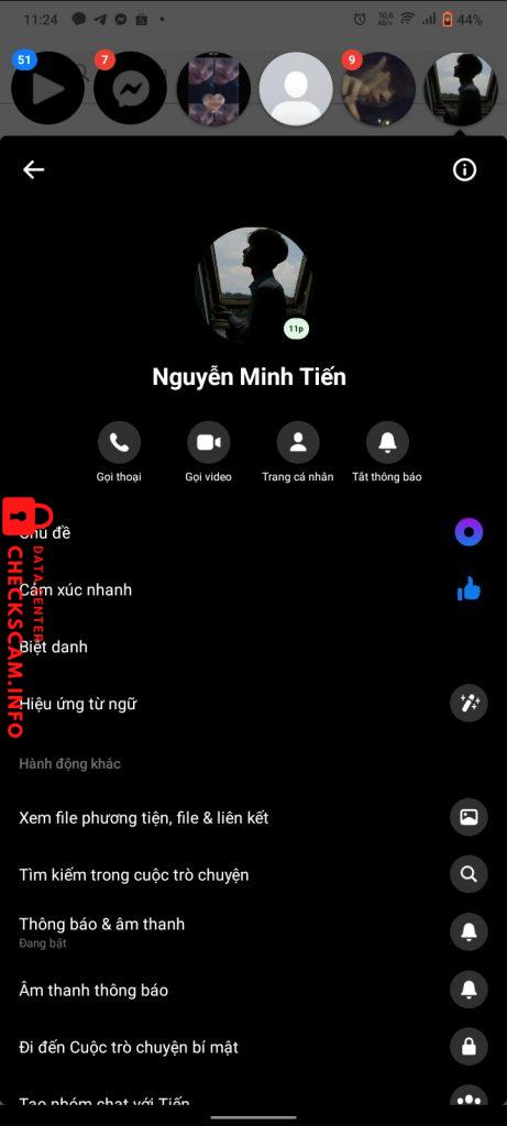 Αποδεικτικά στοιχεία κατά NGUYỄN MINH TIẾN