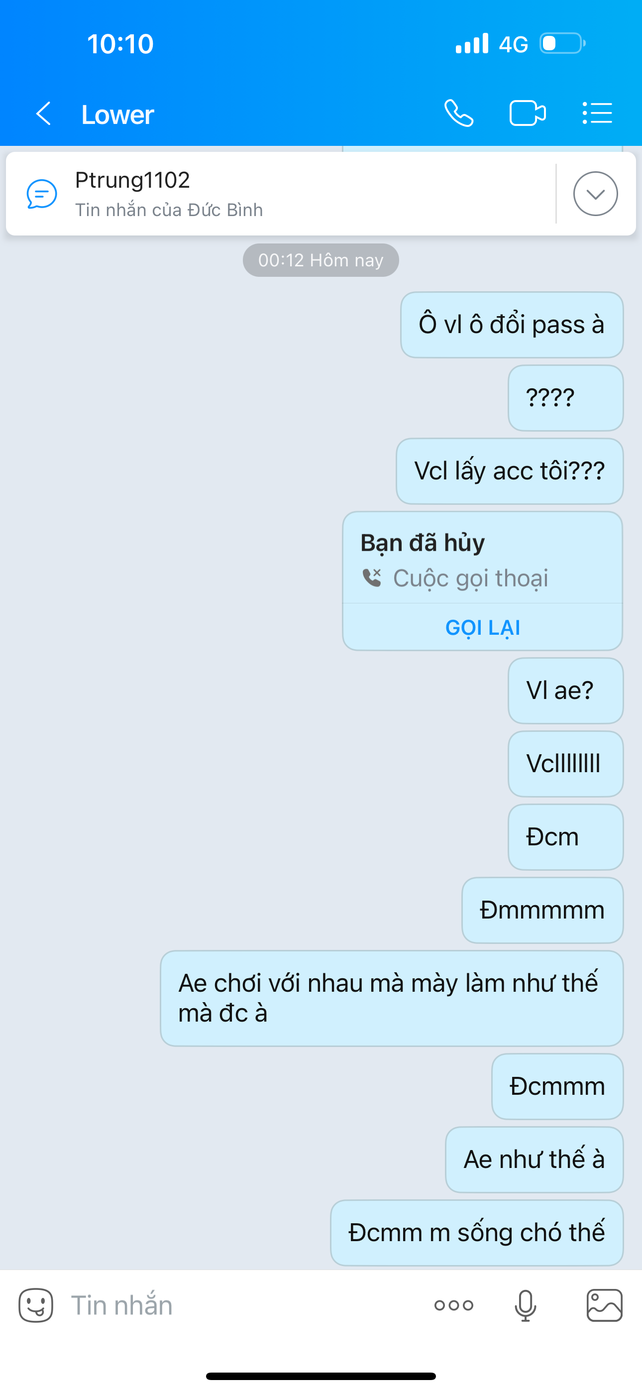 Evidence against TRẦN THANH TÙNG (Lower (Zalo))