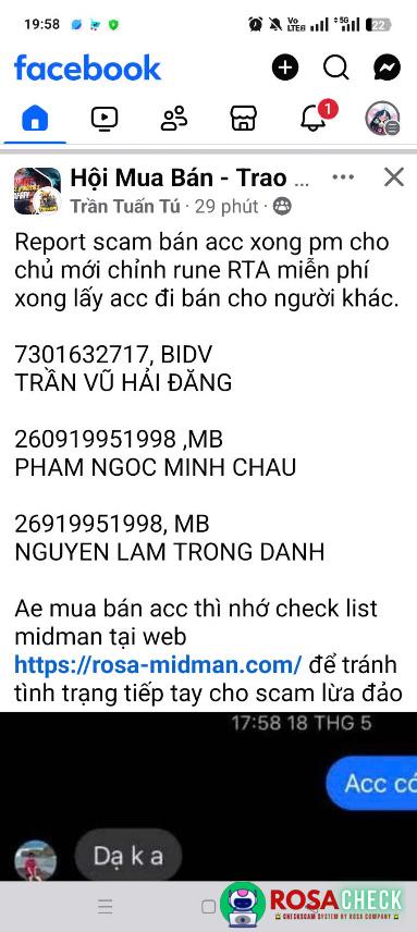 Evidence against NGUYỄN LÂM TRỌNG DANH