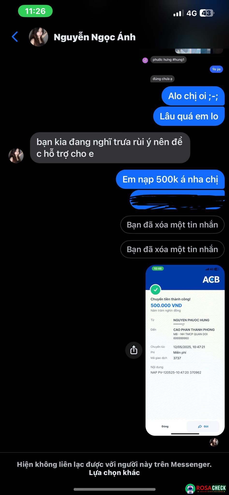 Evidence against CAO PHAN THANH PHONG