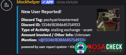 Evidence against pechyairlinestermed