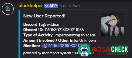 Evidence against wildicm