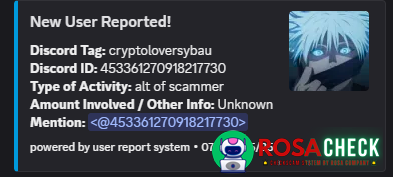 Evidence against cryptoloversybau