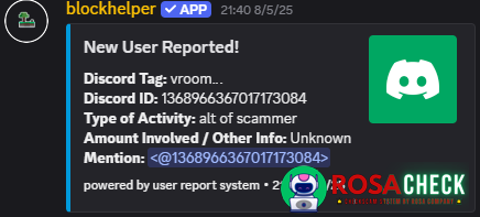 Evidence against vroom...