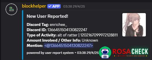 Evidence against enrichee_
