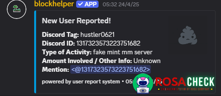 Evidence against hustler0621