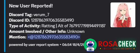 Evidence against verum_7