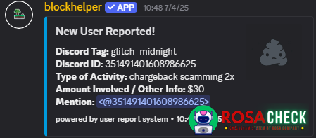 Evidence against glitch_midnight