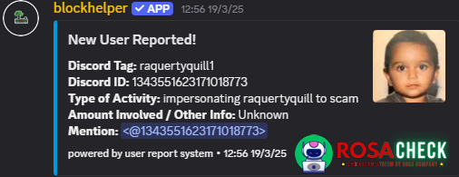 Evidence against raquertyquill1