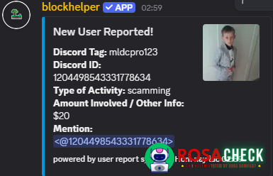 Αποδεικτικά στοιχεία κατά mldcpro123