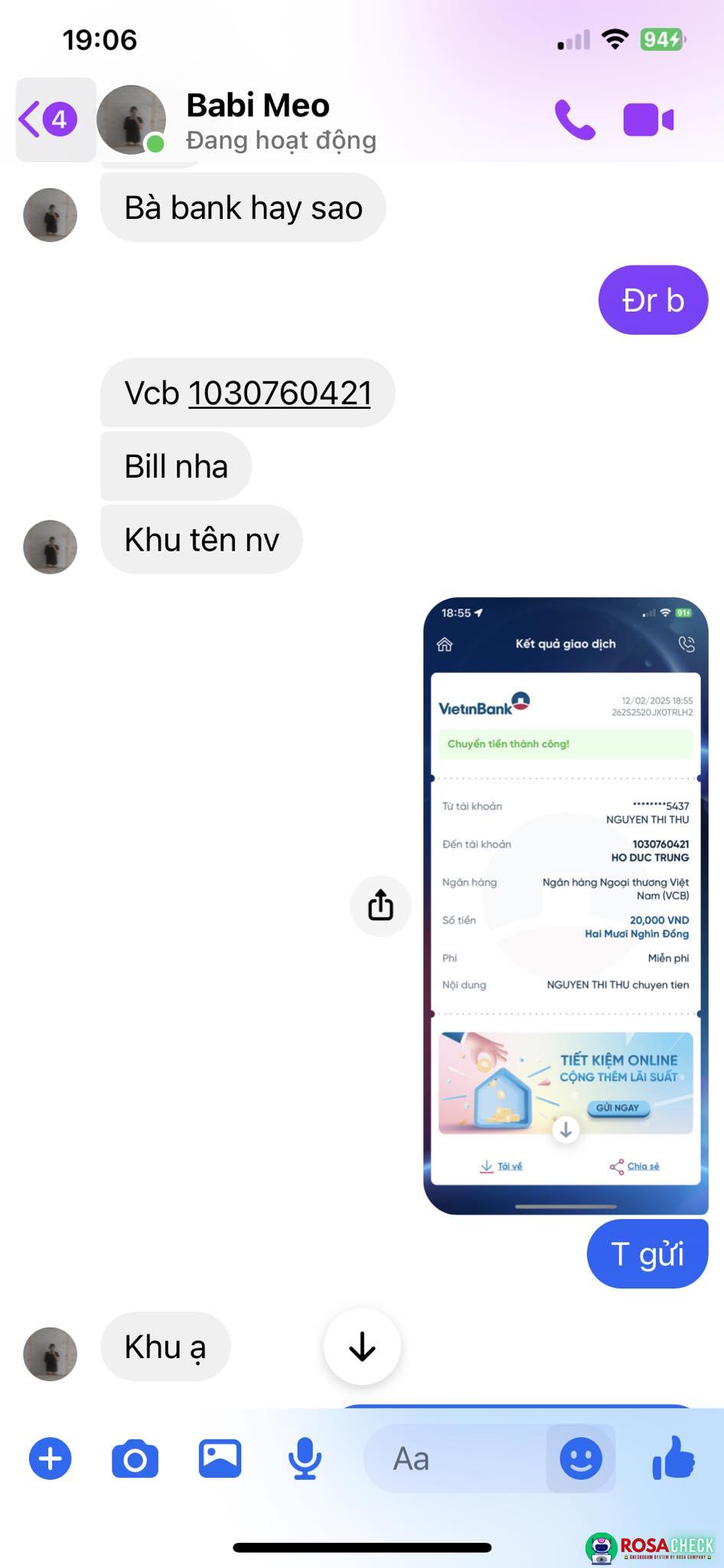 Evidence against Hồ Đức Trung