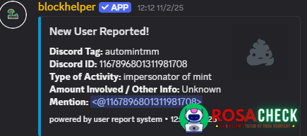 Αποδεικτικά στοιχεία κατά automintmm
