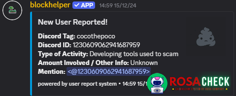 Αποδεικτικά στοιχεία κατά cocothepoco