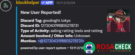 Αποδεικτικά στοιχεία κατά goodnight.tokyo