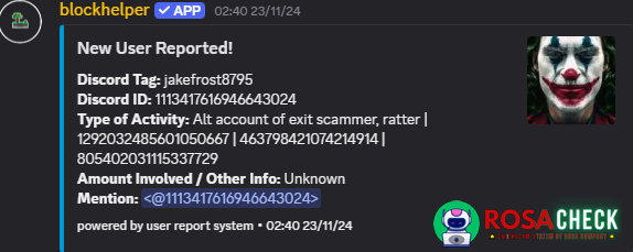 Αποδεικτικά στοιχεία κατά jakefrost8795