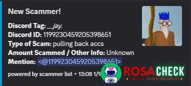 Evidence against __jay.