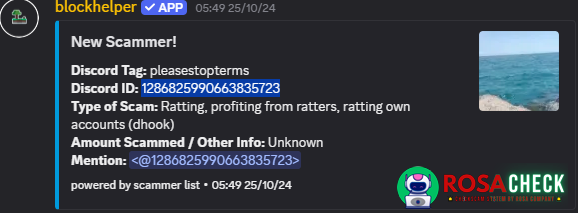 Αποδεικτικά στοιχεία κατά pleasestopterms