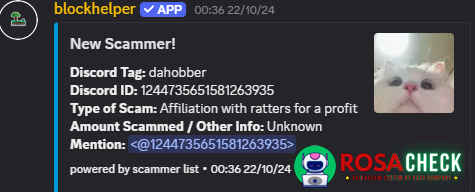 Αποδεικτικά στοιχεία κατά dahobber