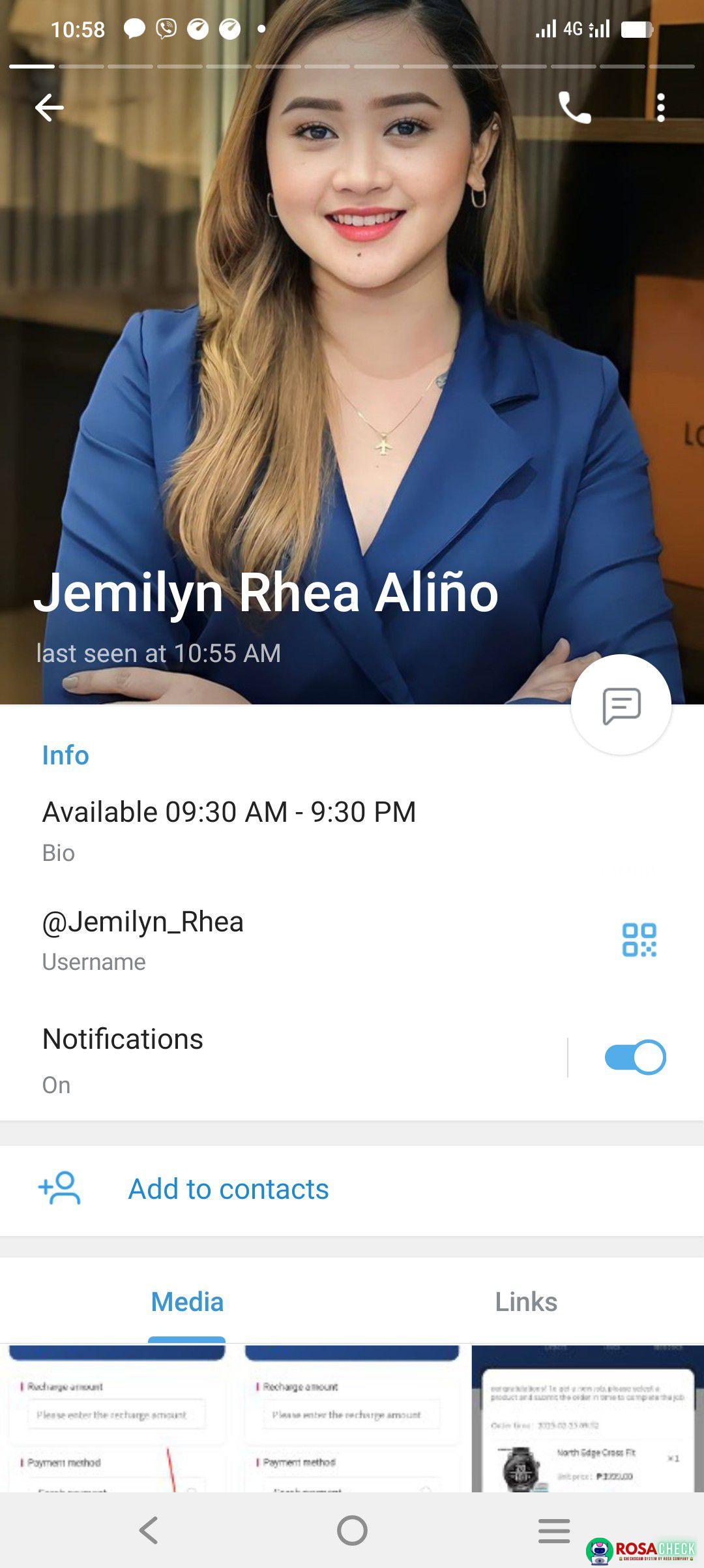 Evidence against jemilyn Rhea Alno