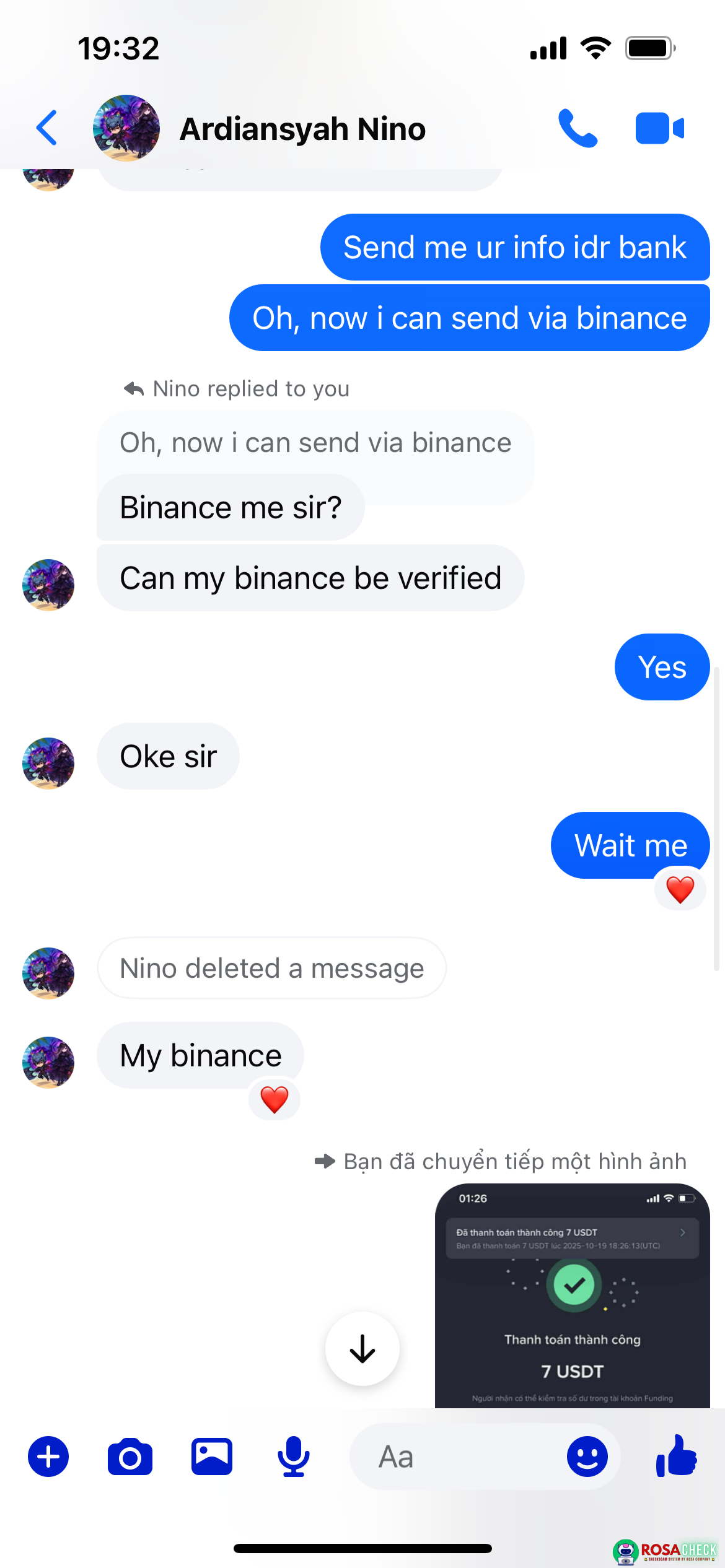 Evidence against Ardiansyah Nino